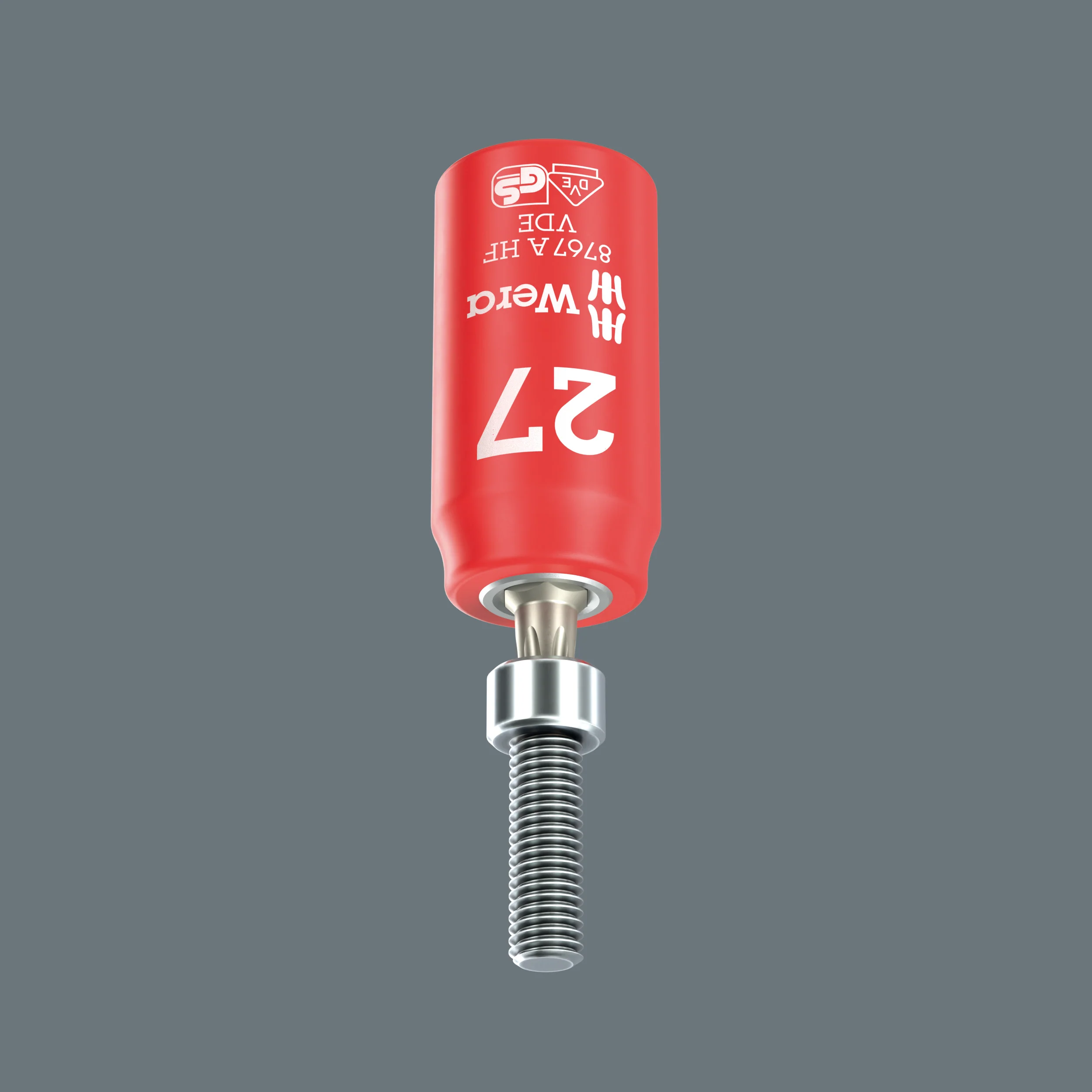 Wera 8767 A VDE HF TORX® Zyklop Bit socket, insulated, with 1/4" drive, with holding function, T30 - Image 3
