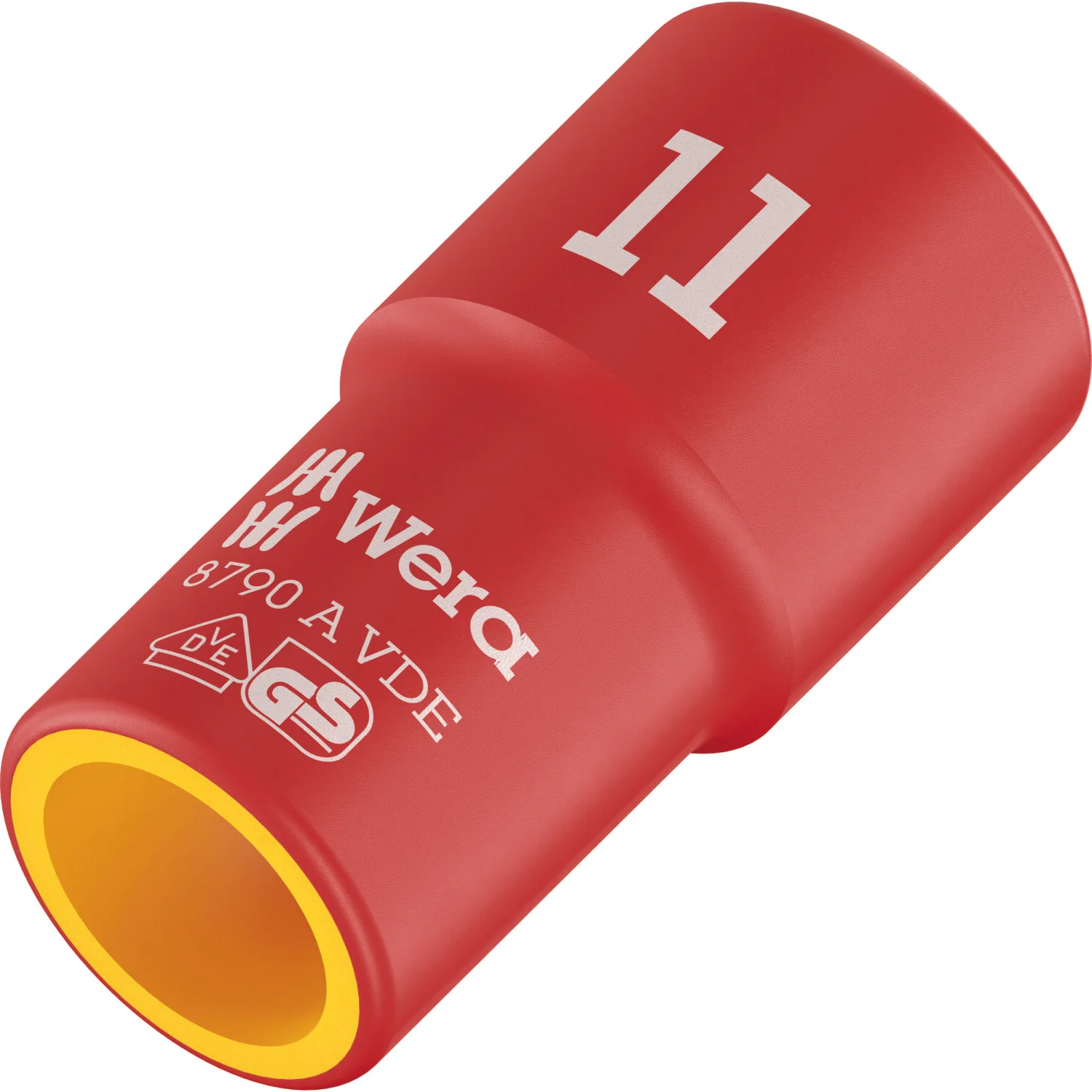 Wera 8790 A VDE Zyklop Socket, Insulated, with 1/4" Drive, 13 x 41 mm - Image 2