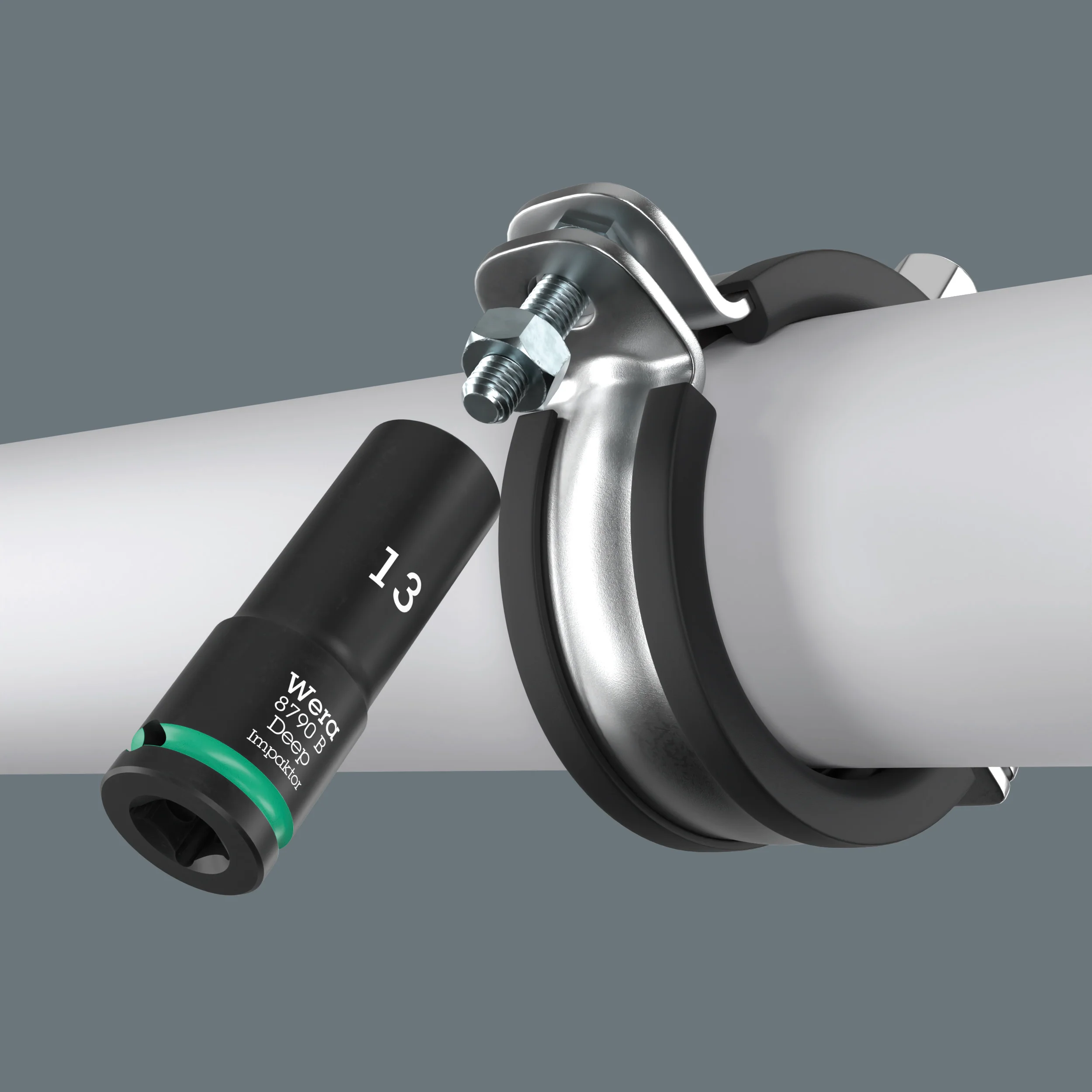 Wera 8790 B Impaktor Deep Socket with 3/8" drive, 5/16" - Image 3