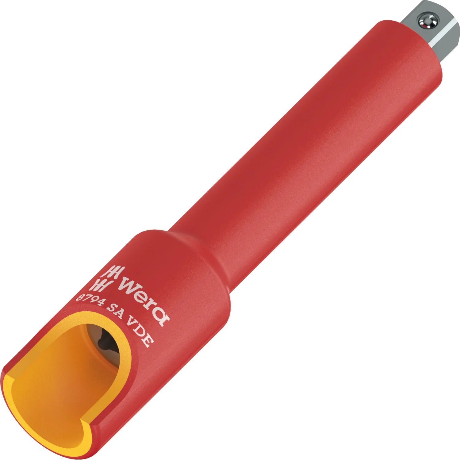 Wera 8794 SA VDE Zyklop Extension, Insulated, Short, 1/4", 1/4" x 91 mm - Image 2