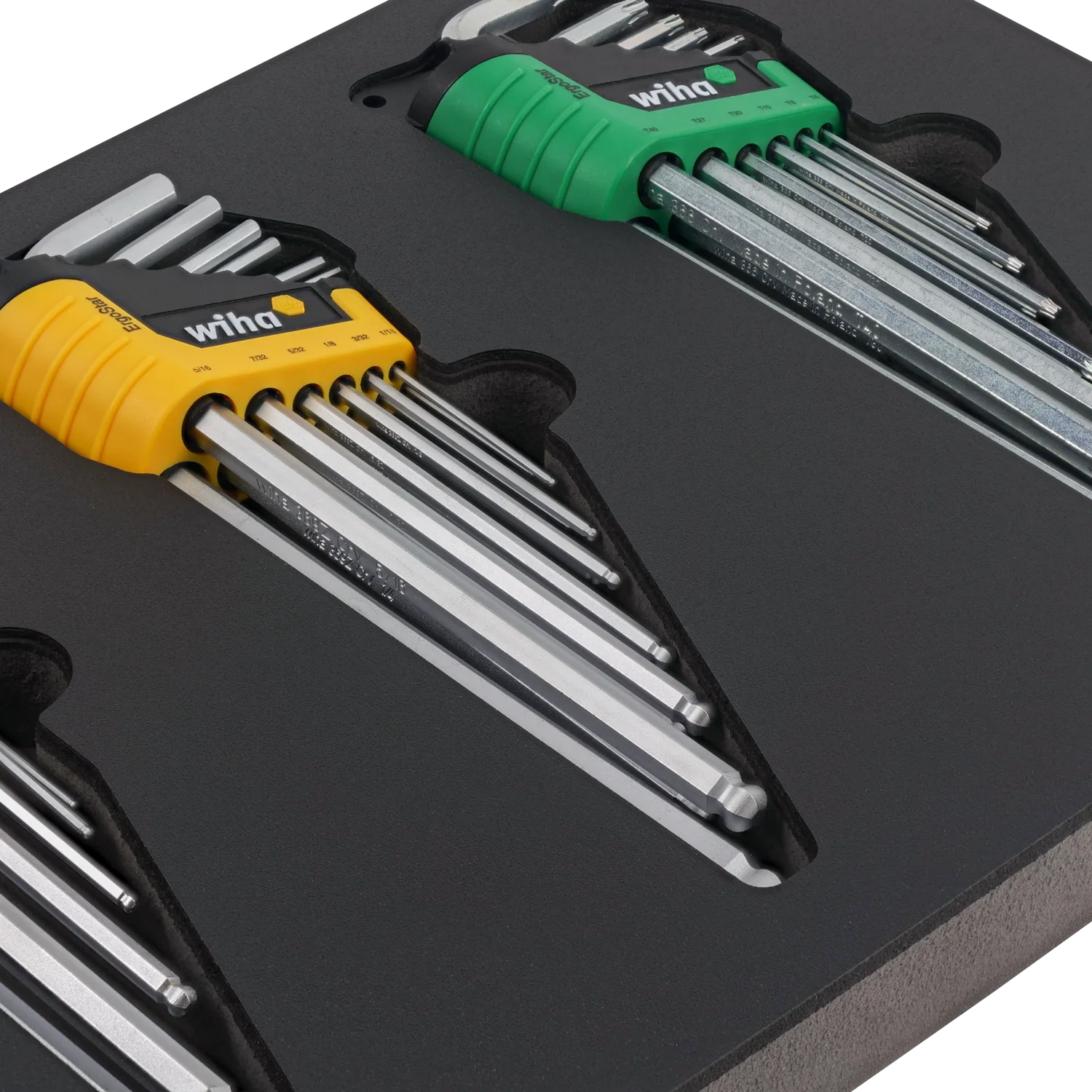 Wiha Tools 66979 ErgoStar L-Key Foam Tray Set, 35 Pc. - Image 4