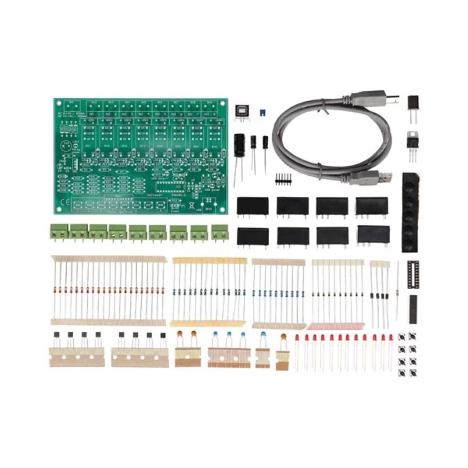 Velleman WSI8090 DIY Soldering Kit 8 Channel USB Relay Board - Image 3